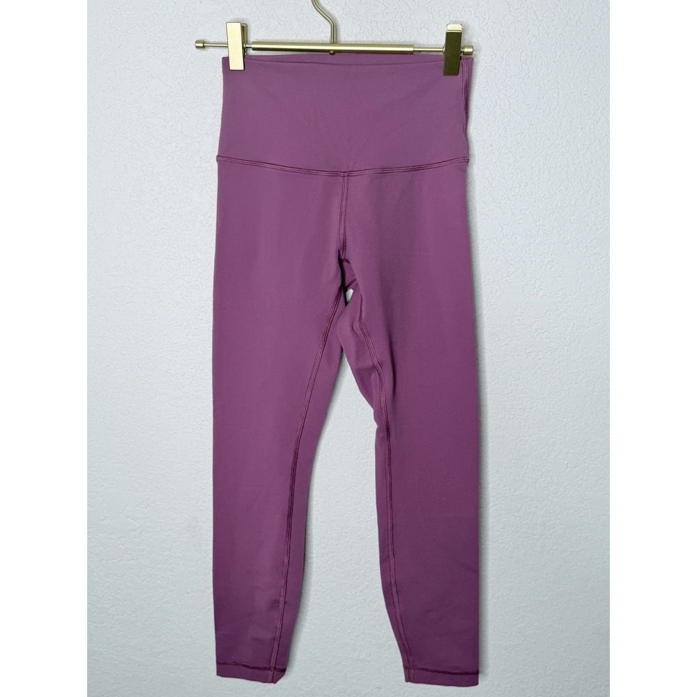 Lululemon Align High Rise Pant Womens Size‎ 4 Mauve Pink Yoga Athletic